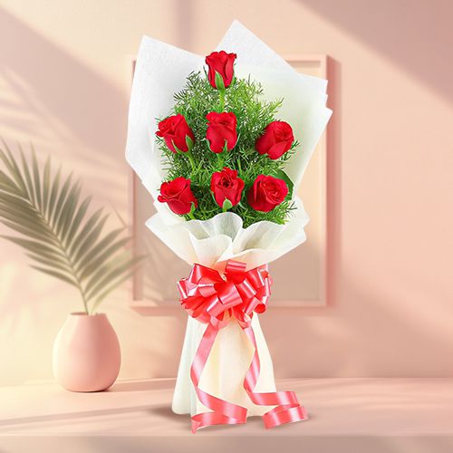 Radiant Red Roses Bouquet