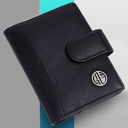 Classic Leather RFID Protected Card Holder Wallet