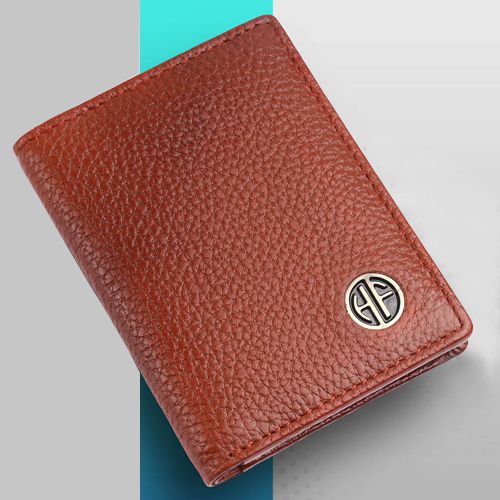 Stylish Leather RFID Protected Bi Fold Wallet