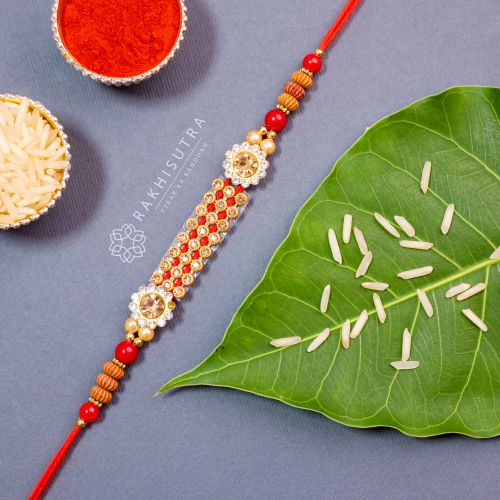 Beautifying Jewelled Rakhi