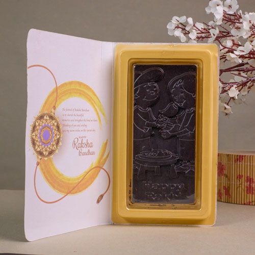 Beautiful Rakhi Chocolate Note Book Gift